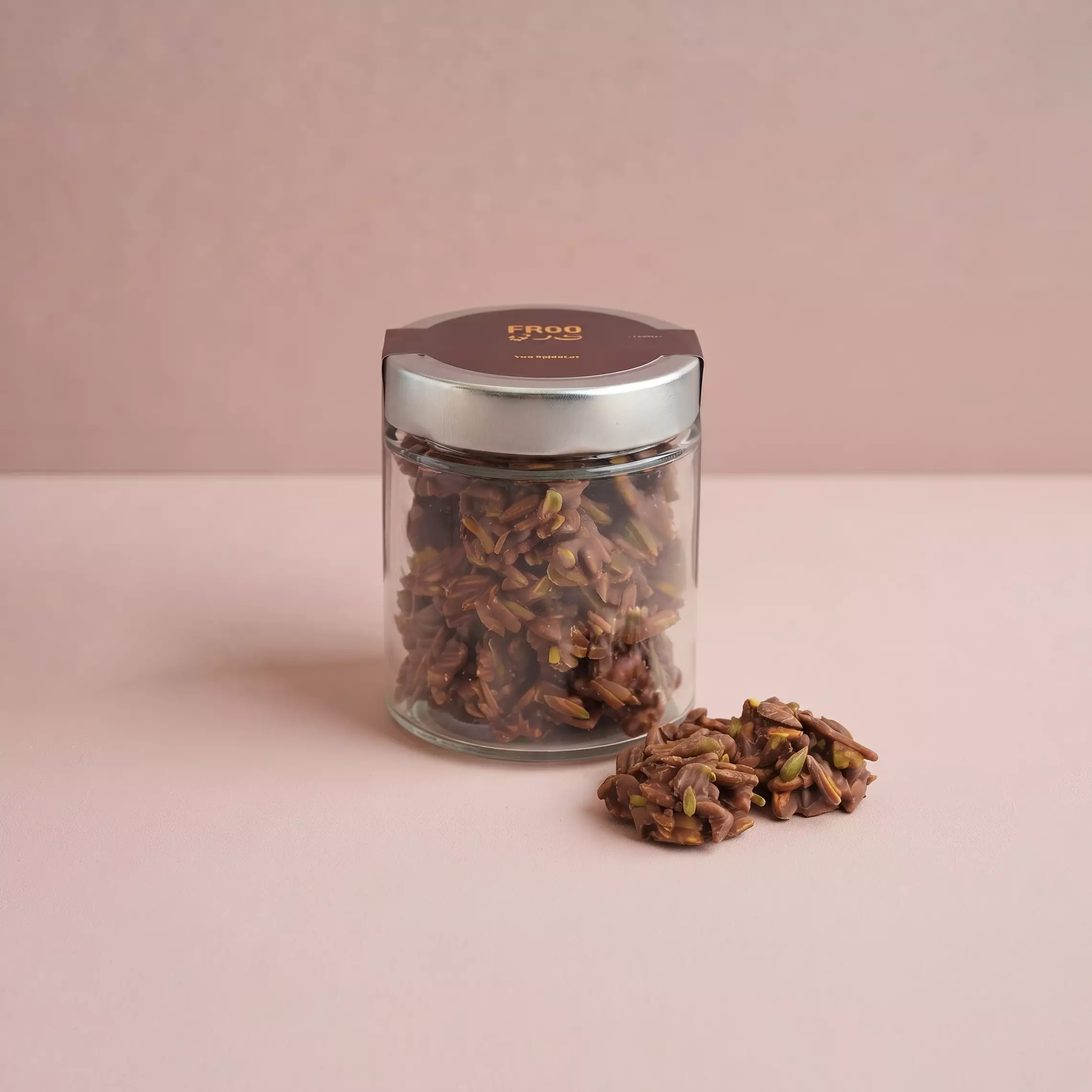 Pistachio Rocher Chocolate Jar