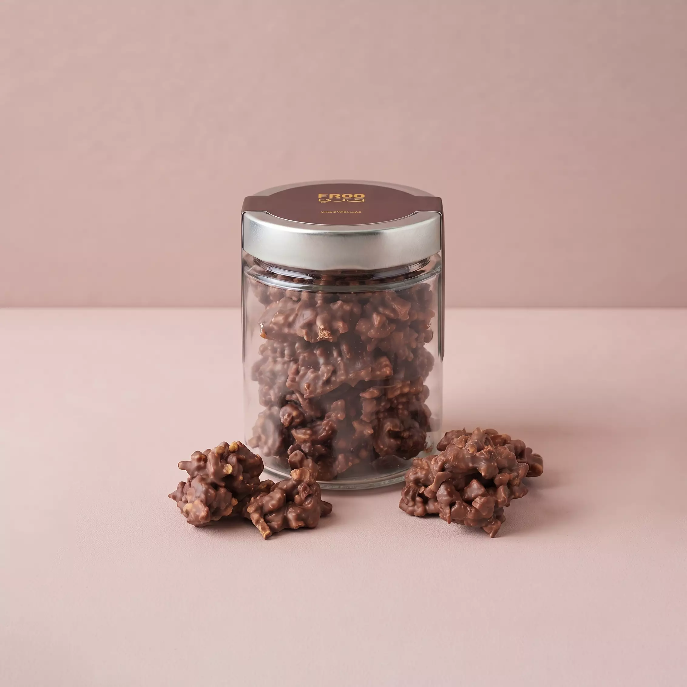 Pecan Rocher Chocolate Jar