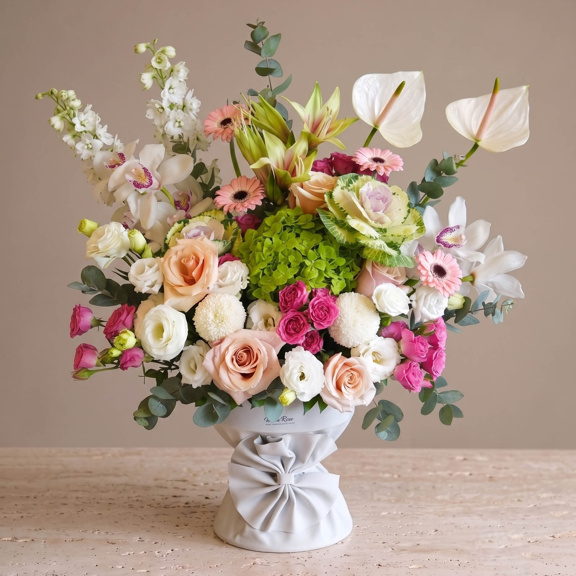 Clear Bloom Vase
