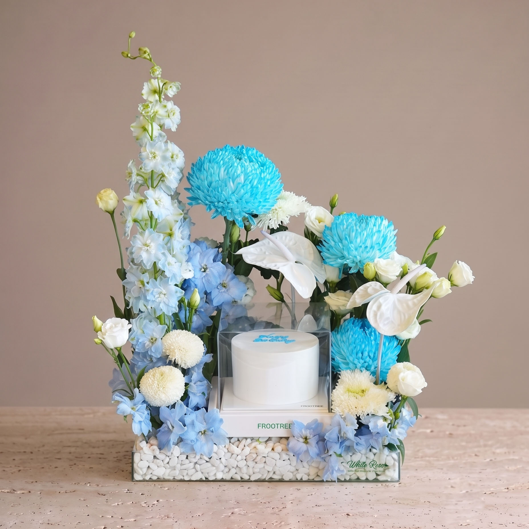 Bluish Cake treat