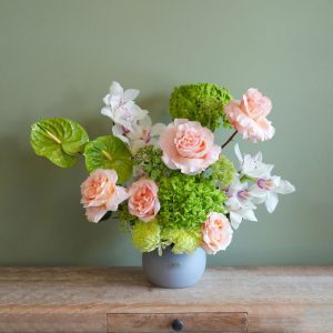 Green and Pink Bloom