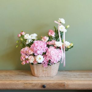 Rose Quartz Basket